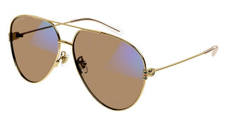 Gucci GG1280S women Gold Pilot Sunglasses