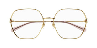 Gucci GG1285O women Gold Oversize Eyeglasses