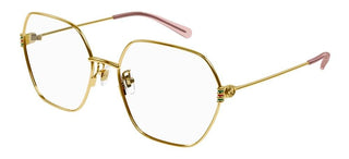 Gucci GG1285O women Gold Oversize Eyeglasses