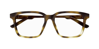 Gucci GG1293OA men Havana Squared Eyeglasses