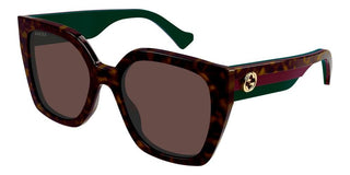 Gucci GG1300S women Havana Butterfly Sunglasses