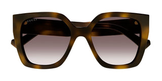 Gucci GG1300S women Havana Butterfly Sunglasses