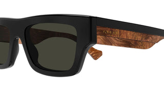 Gucci GG1301S men Black Geometric Sunglasses