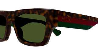 Gucci GG1301S men Havana Geometric Sunglasses