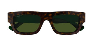 Gucci GG1301S men Havana Geometric Sunglasses