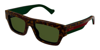 Gucci GG1301S men Havana Geometric Sunglasses