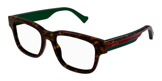 Gucci GG1303O men Havana Geometric Eyeglasses