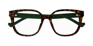 Gucci GG1305OA women Havana Squared Eyeglasses