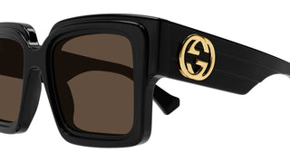 Gucci GG1307S women Black Geometric Sunglasses