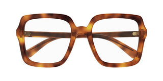 Gucci GG1318O women Havana Squared Eyeglasses