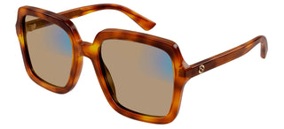 Gucci GG1318S women Havana Geometric Sunglasses