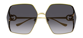 Gucci GG1322SA women Gold Squared Sunglasses