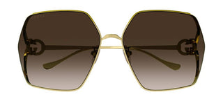 Gucci GG1322SA women Gold Squared Sunglasses