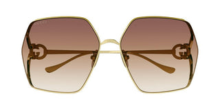 Gucci GG1322SA women Gold Squared Sunglasses