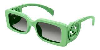 Gucci GG1325S women Green Rectangle Sunglasses