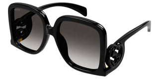 Gucci GG1326S women Black Oversize Sunglasses