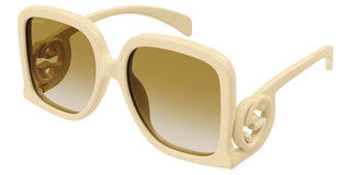 Gucci GG1326S women White Oversize Sunglasses