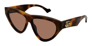 Gucci GG1333S women Havana Geometric Sunglasses