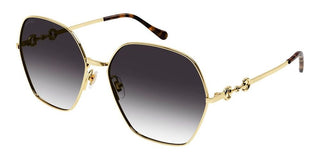 Gucci GG1335S women Gold Squared Sunglasses