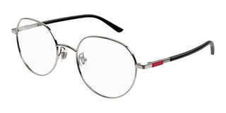 Gucci GG1349O men Ruthenium Round Eyeglasses