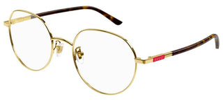 Gucci GG1349O men Gold Round Eyeglasses