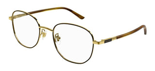 Gucci GG1352O men Gold Round Eyeglasses