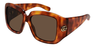 Gucci GG1402S women Havana Squared Sunglasses