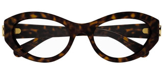 Gucci GG1405O women Havana Cat Eye Eyeglasses