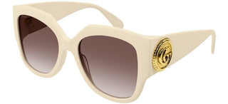 Gucci GG1407S women White Squared Sunglasses