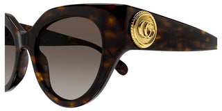 Gucci GG1408S women Havana Cat Eye Sunglasses