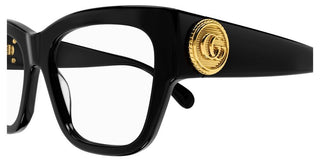 Gucci GG1410O women Black Squared Eyeglasses