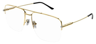 Gucci GG1415O women Gold Squared Eyeglasses