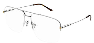 Gucci GG1415O women Silver Squared Eyeglasses