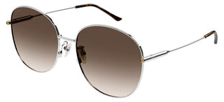 Gucci GG1416SK women Silver Round Sunglasses