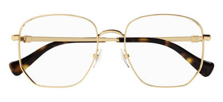 Gucci GG1420OK women Gold Geometric Eyeglasses