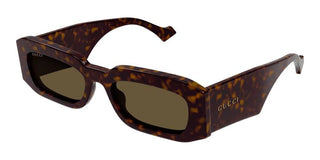 Gucci GG1426S men Havana Squared Sunglasses