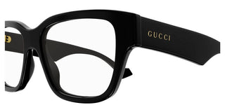 Gucci GG1428O men Black Squared Eyeglasses