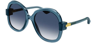 Gucci GG1432S women Blue Round Sunglasses