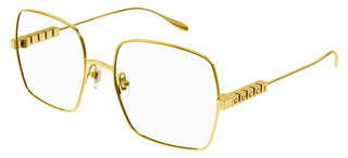 Gucci GG1434O women Gold Squared Eyeglasses