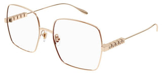 Gucci GG1434O women Gold Squared Eyeglasses