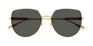 Gucci GG1435SA women Gold Geometric Sunglasses