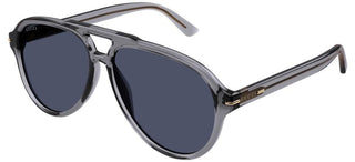 Gucci GG1443S men Grey Pilot Sunglasses