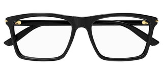 Gucci GG1445O men Black Squared Eyeglasses