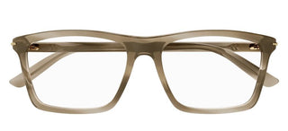 Gucci GG1445O men Havana Squared Eyeglasses