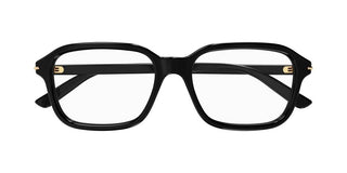 Gucci GG1446O men Black Squared Eyeglasses