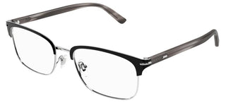 Gucci GG1448O men Silver Squared Eyeglasses