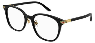 Gucci GG1453OK women Black Round Eyeglasses