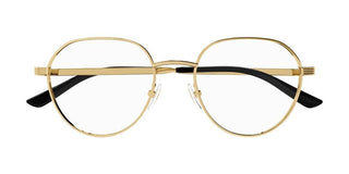 Gucci GG1458O men Gold Round Eyeglasses