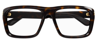 Gucci GG1462O men Havana Squared Eyeglasses