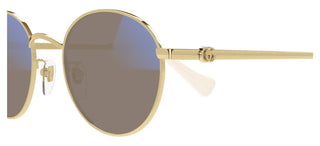 Gucci GG1472SJ women Gold Round Sunglasses